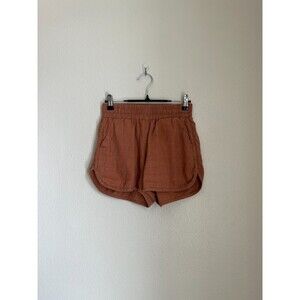Beaton Linen Women's Shorts in Rust
